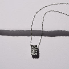 Solis 0.26ct Round Cut Lab Diamond Pendant Necklace in Sterling Silver