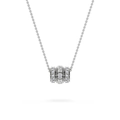 Bond 0.14ct Lab Diamond Necklace in Sterling Silver