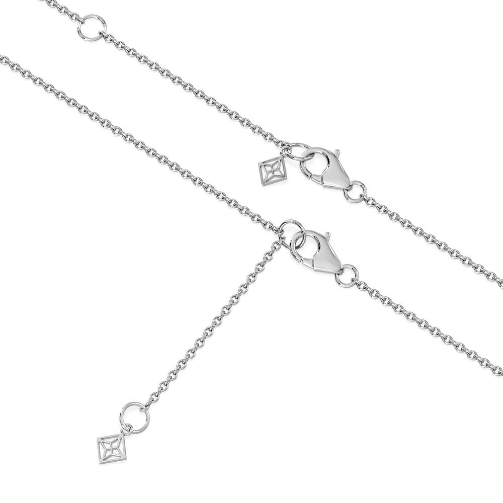 Bond 0.14ct Lab Diamond Necklace in Sterling Silver