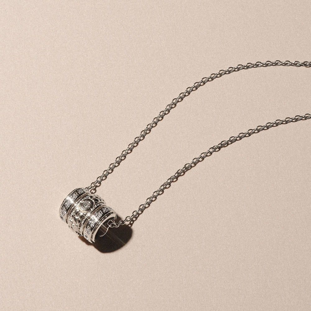 Bond 0.14ct Lab Diamond Necklace in Sterling Silver