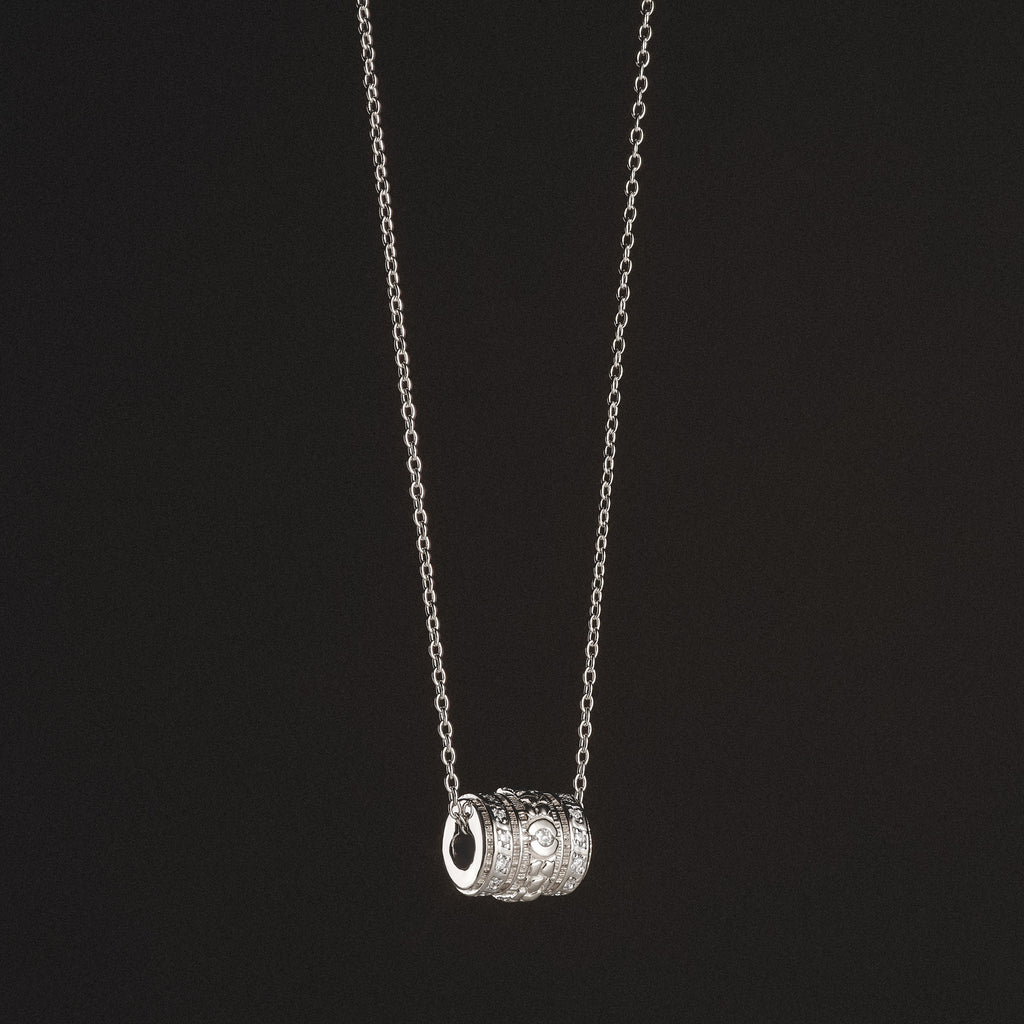 Bond 0.14ct Lab Diamond Necklace in Sterling Silver