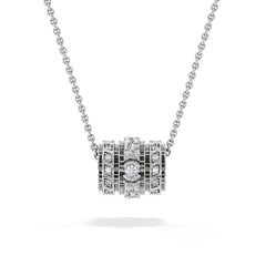 Bond 0.14ct Lab Diamond Necklace in Sterling Silver