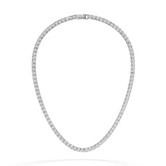Brilliance 2.50ct Round Cut Lab Diamond Tennis Necklace in Sterling Silver