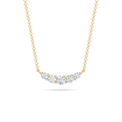 Legacy 1.00ct Round Cut Lab Diamond Necklace in 18K Yellow Gold