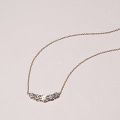 Legacy 1.00ct Round Cut Lab Diamond Necklace in 18K Yellow Gold