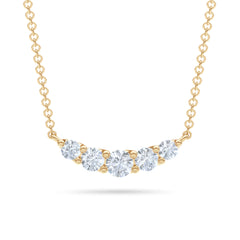 Legacy 1.00ct Round Cut Lab Diamond Necklace in 18K Yellow Gold