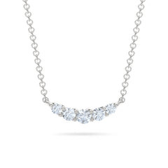 Legacy 0.50ct Round Cut Lab Diamond Necklace in 18K White Gold