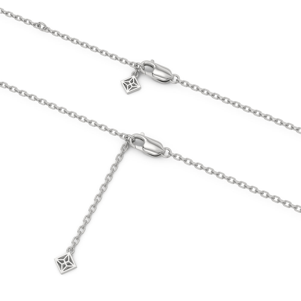 Papillon 0.20ct Lab Diamond Necklace in Sterling Silver