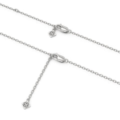 Papillon 0.20ct Lab Diamond Necklace in Sterling Silver