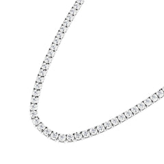 Brilliance 2.00ct Lab Diamond Chocker Tennis Necklace in Sterling Silver