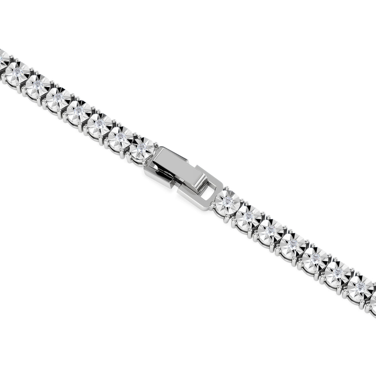 Brilliance 2.00ct Lab Diamond Chocker Tennis Necklace in Sterling Silver
