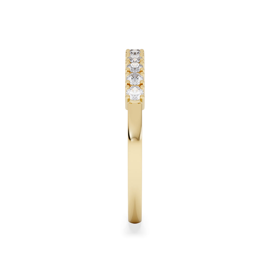 Twilight Lab Diamond Half Eternity Ring 0.30ct in 9K Gold