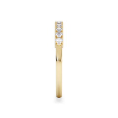 Twilight Lab Diamond Half Eternity Ring 0.30ct in 9K Gold