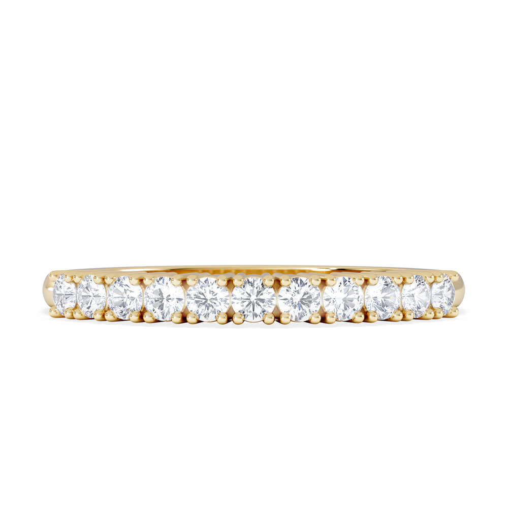 Half Eternity Ring 0.30CT Lab Diamond 9K Yellow Gold