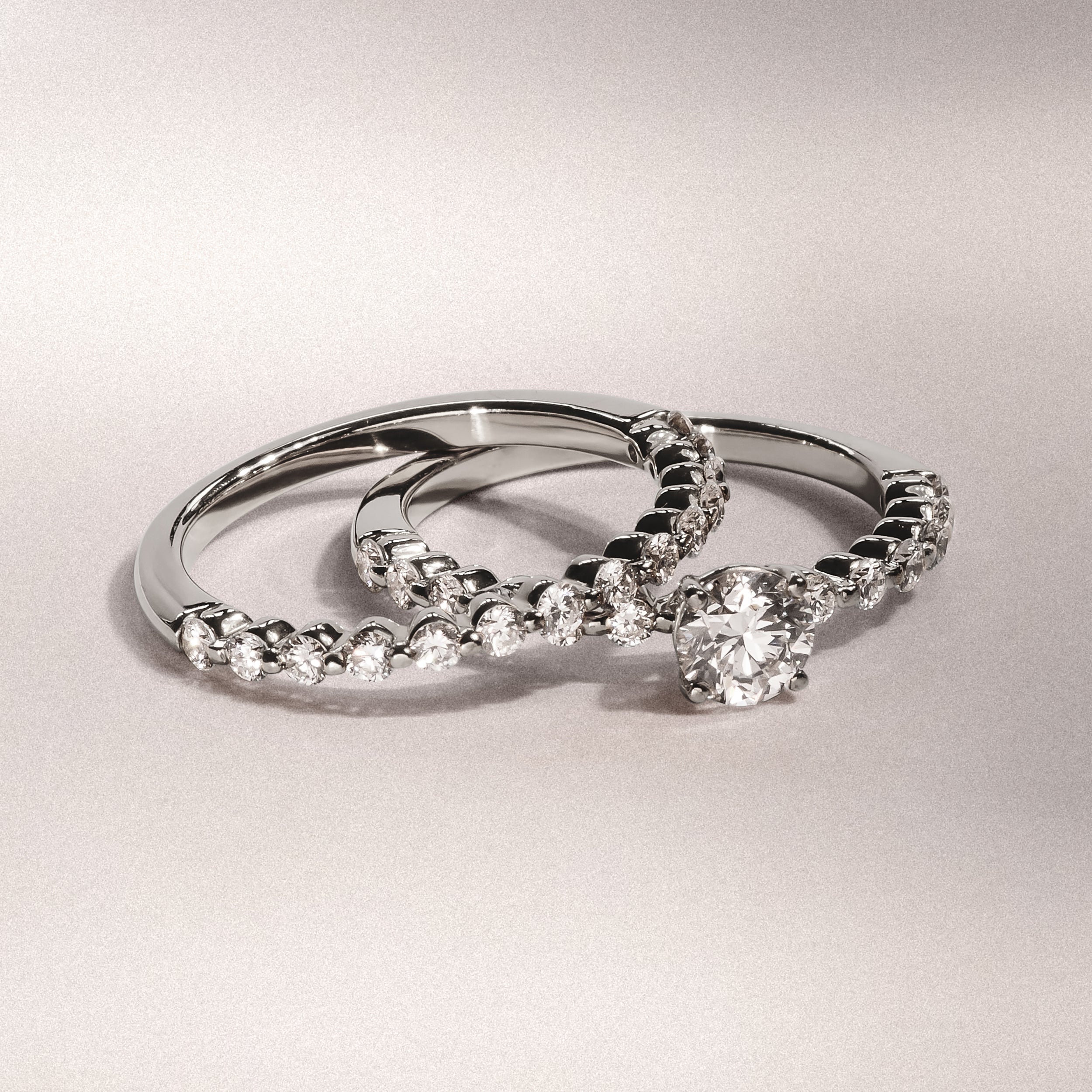 Solstice Round Cut 0.80ct Lab Diamond Engagement Ring F/VS in 9k White Gold