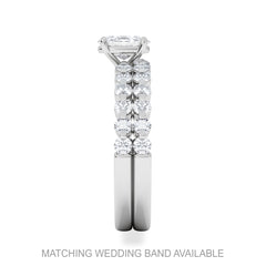 Solstice Oval Cut 0.80ct Lab Diamond Engagement Ring F/VS in 9k White Gold
