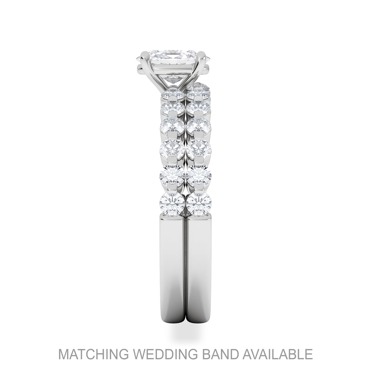 Solstice Oval Cut 0.80ct Lab Diamond Engagement Ring F/VS in 9k White Gold