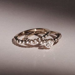 Solstice Heart Cut 0.80ct Lab Diamond Engagement Ring F/VS in 9k Gold
