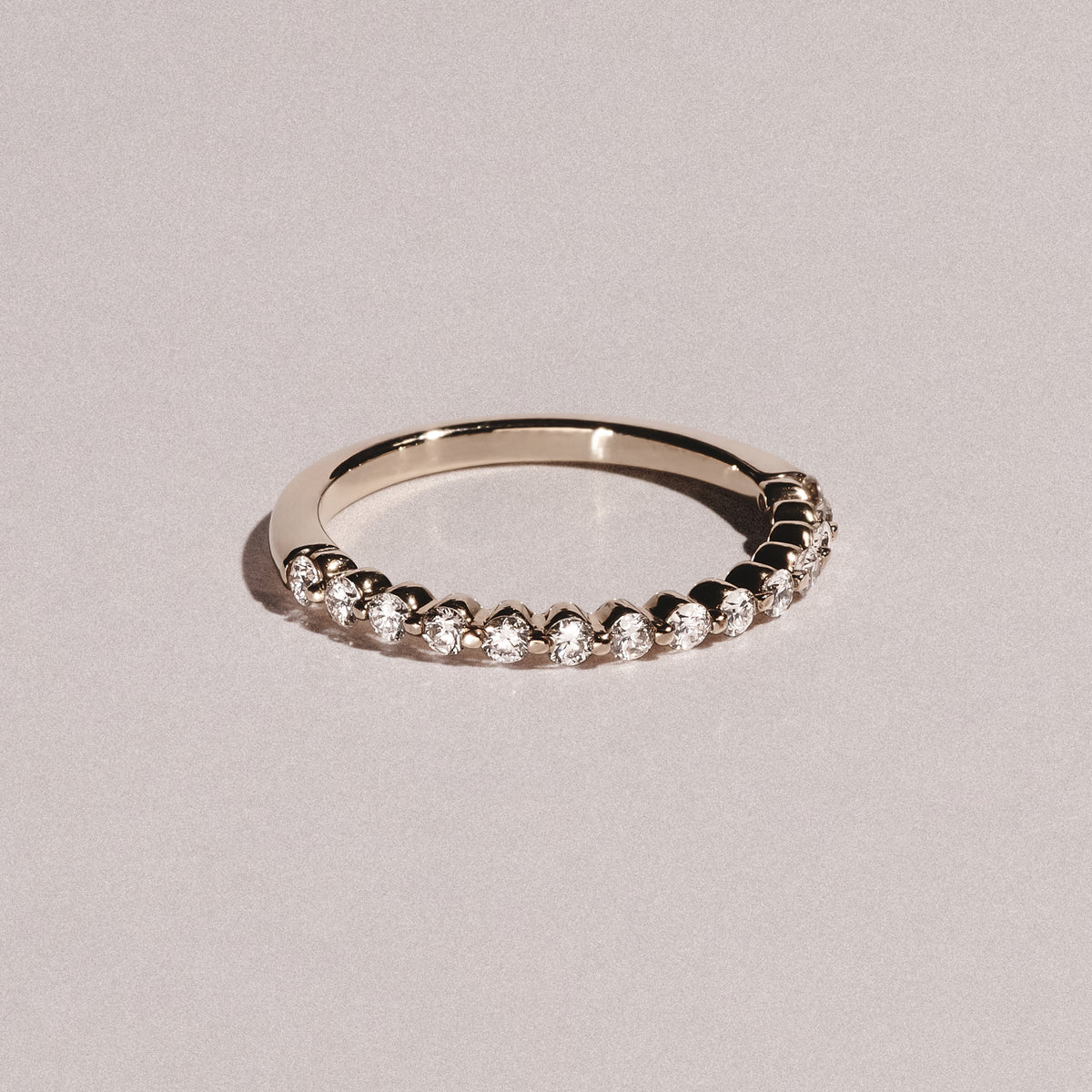 Solstice 0.35ct Lab Diamond Half Eternity Ring F/VS in 9k Gold