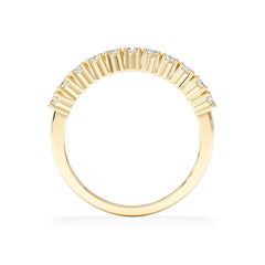 Twilight Lab Diamond Half Eternity Ring 0.50ct in 9K Gold