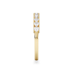 Twilight Lab Diamond Half Eternity Ring 0.50ct in 9K Gold