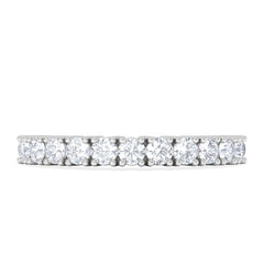 Twilight Lab Diamond Half Eternity Ring 0.50ct in 925 Silver
