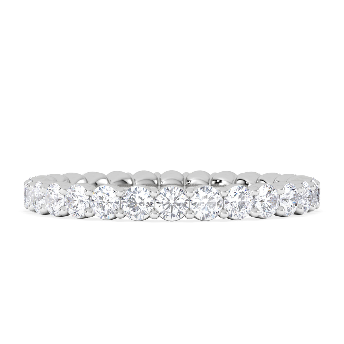 Chloe Lab Diamond 1.00ct Eternity Ring F/VS in 925 Silver