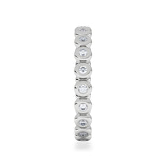 Lab Diamond Rubover Eternity Ring 0.33ct in 9K White Gold