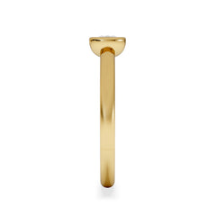 Horizon Round Cut Lab Diamond Solitaire Ring 0.25ct H/SI in 18k Gold Vermeil