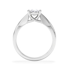 Naomi Oval Cut Lab Diamond Engagement Ring 1.00ct H/SI in 9k White Gold