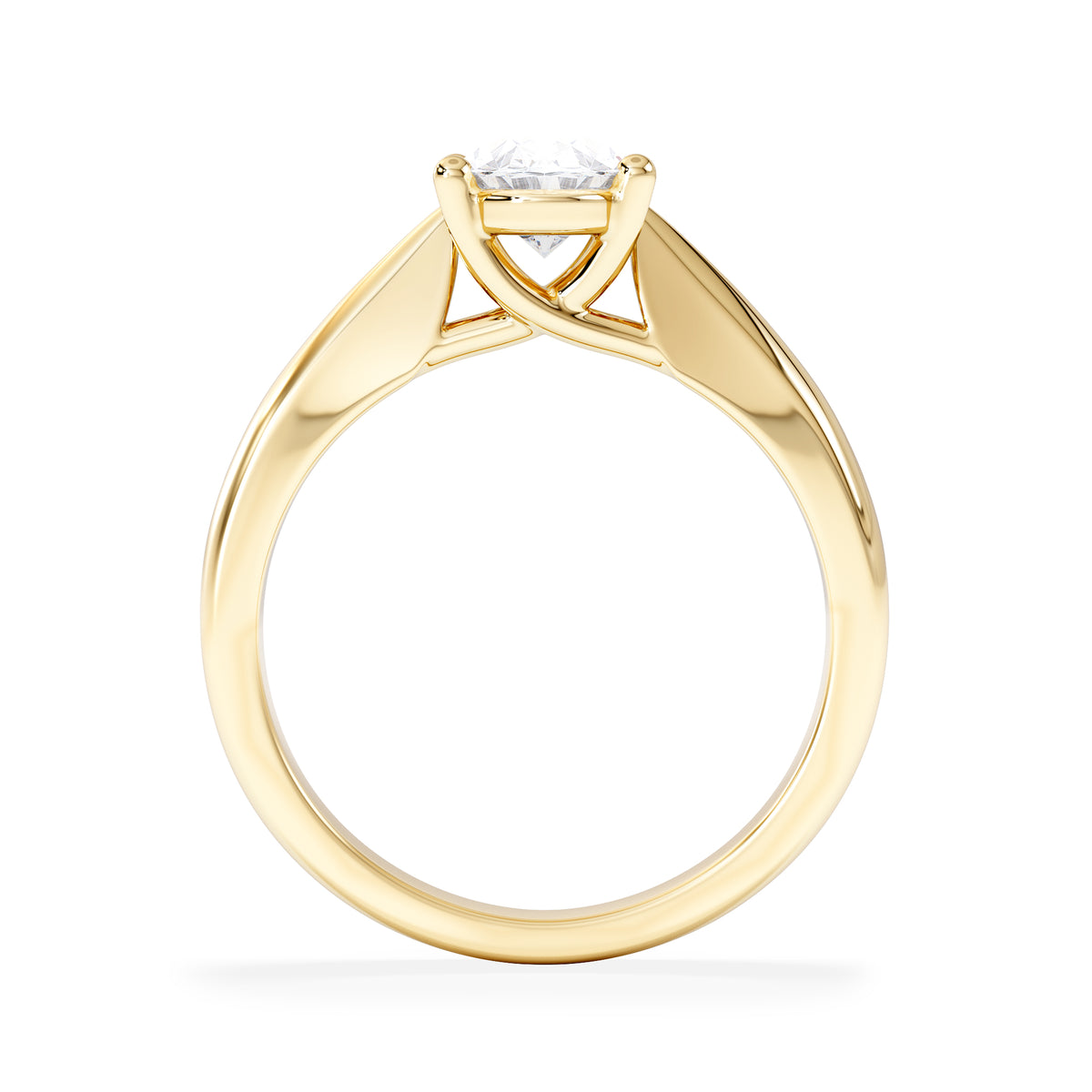 Naomi Oval Cut Lab Diamond Engagement Ring 1.00ct H/SI in 9k Gold