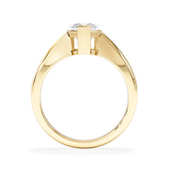 Naomi Heart Cut Lab Diamond Engagement Ring 1.00ct H/SI in 9k Gold