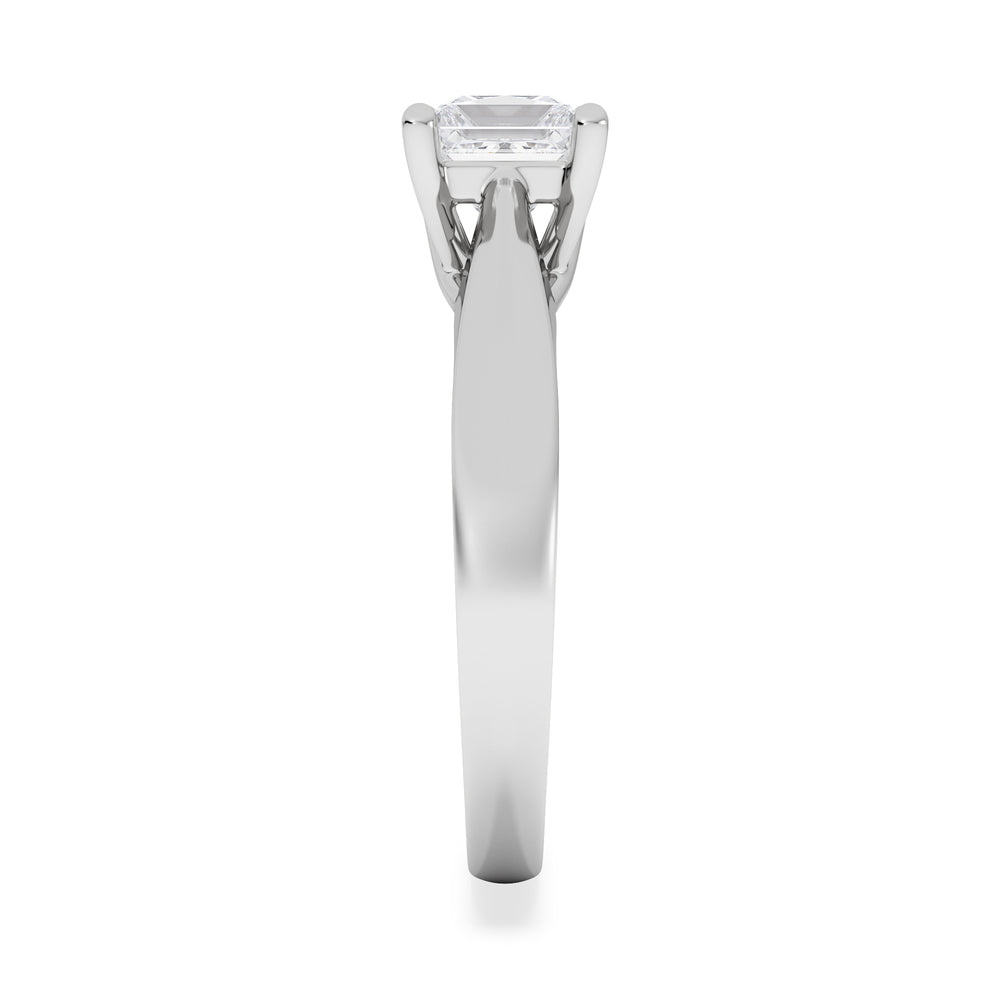 Naomi Princess Cut Lab Diamond Engagement Ring 1.00ct H/SI in 9k White Gold