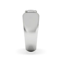 Lab Diamond Signet Ring 0.50ct in 925 Silver H/SI