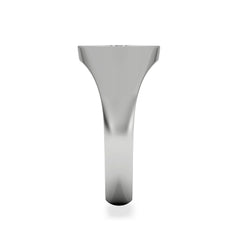 Star Signet Lab Diamond Ring in 925 Silver