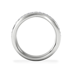 Duo Wave Stacking Lab Diamond Ring 0.26ct in 9K White Gold