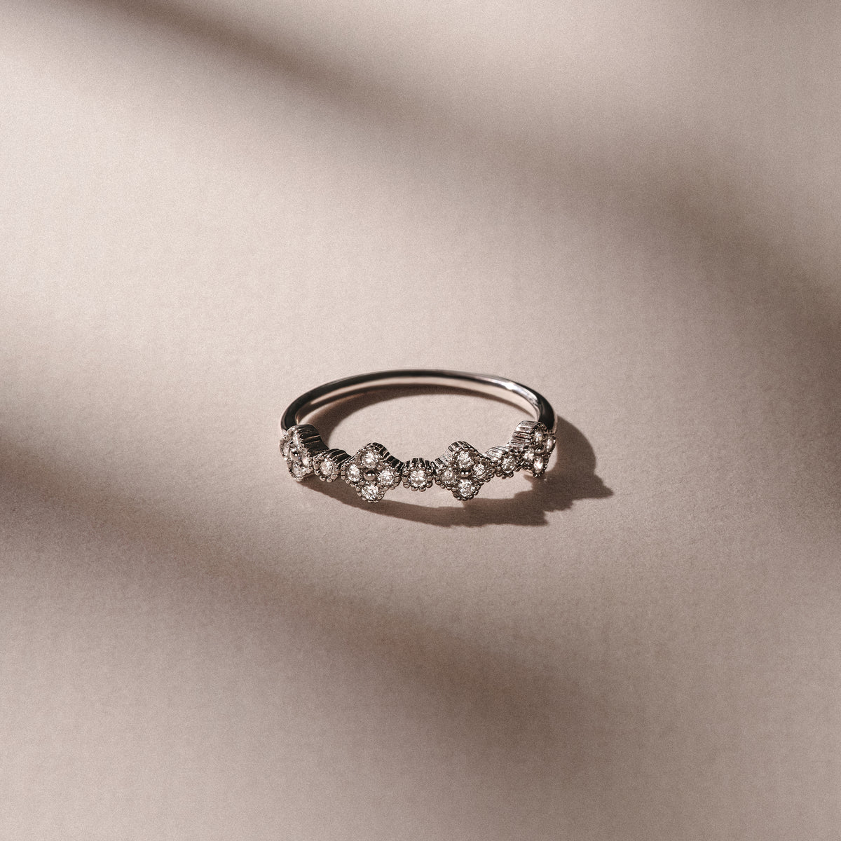 Alegria Lab Daimond Ring 0.27ct in 925 Silver