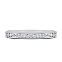Lab Diamond Heritage Grain Ring 0.15ct H/SI in 925 Silver