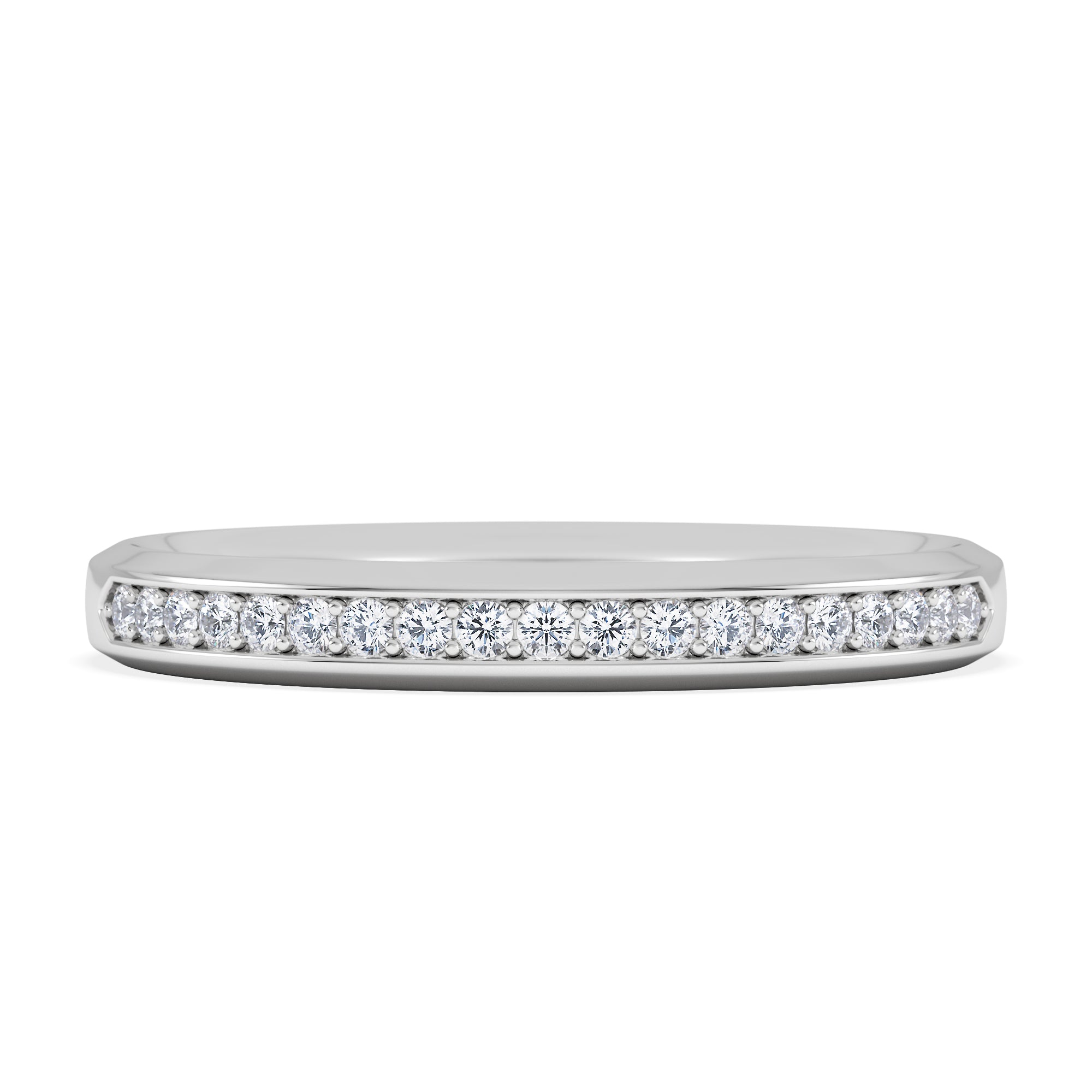 Lab Diamond Heritage Grain Ring 0.15ct H/SI in 925 Silver