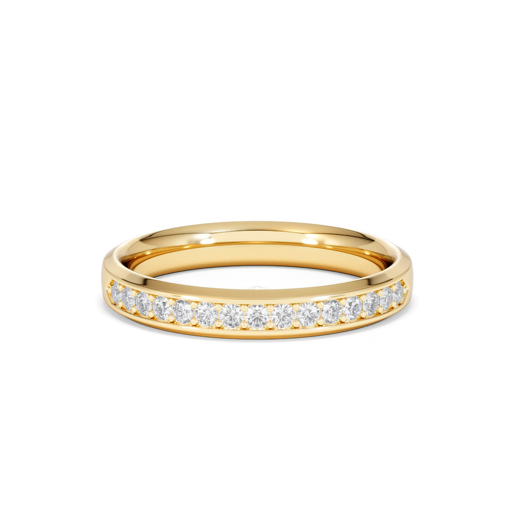 Lab Diamond Heritage Half Eternity Ring 0.30ct H/SI in 9K Gold