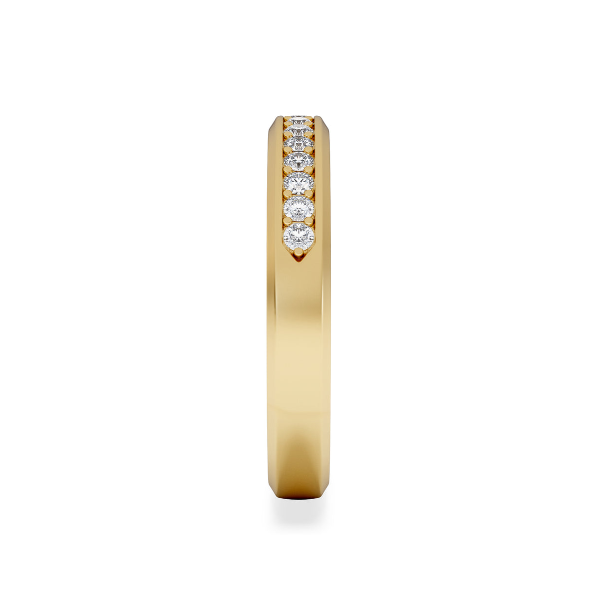 Lab Diamond Heritage Grain 0.30ct H/SI in 18K Gold Vermeil