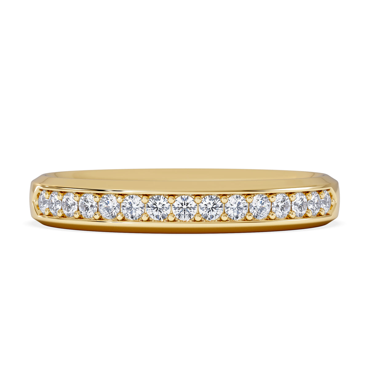 Lab Diamond Heritage Grain 0.30ct H/SI in 18K Gold Vermeil