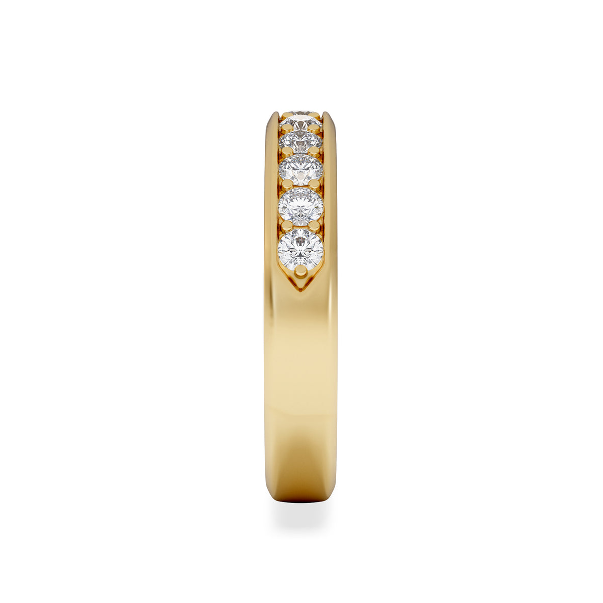 Lab Diamond Heritage Grain 0.50ct H/SI in 18K Gold Vermeil