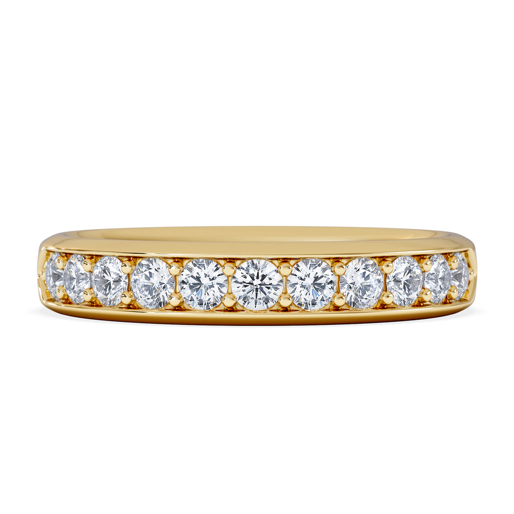 Lab Diamond Heritage Grain 0.50ct H/SI in 18K Gold Vermeil