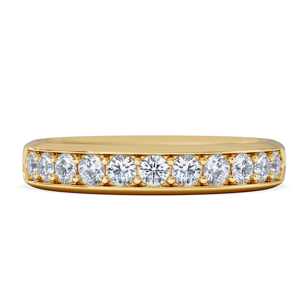 Lab Diamond Heritage Grain 0.50ct H/SI in 18K Gold Vermeil