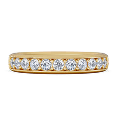 Lab Diamond Heritage Grain 0.50ct H/SI in 18K Gold Vermeil