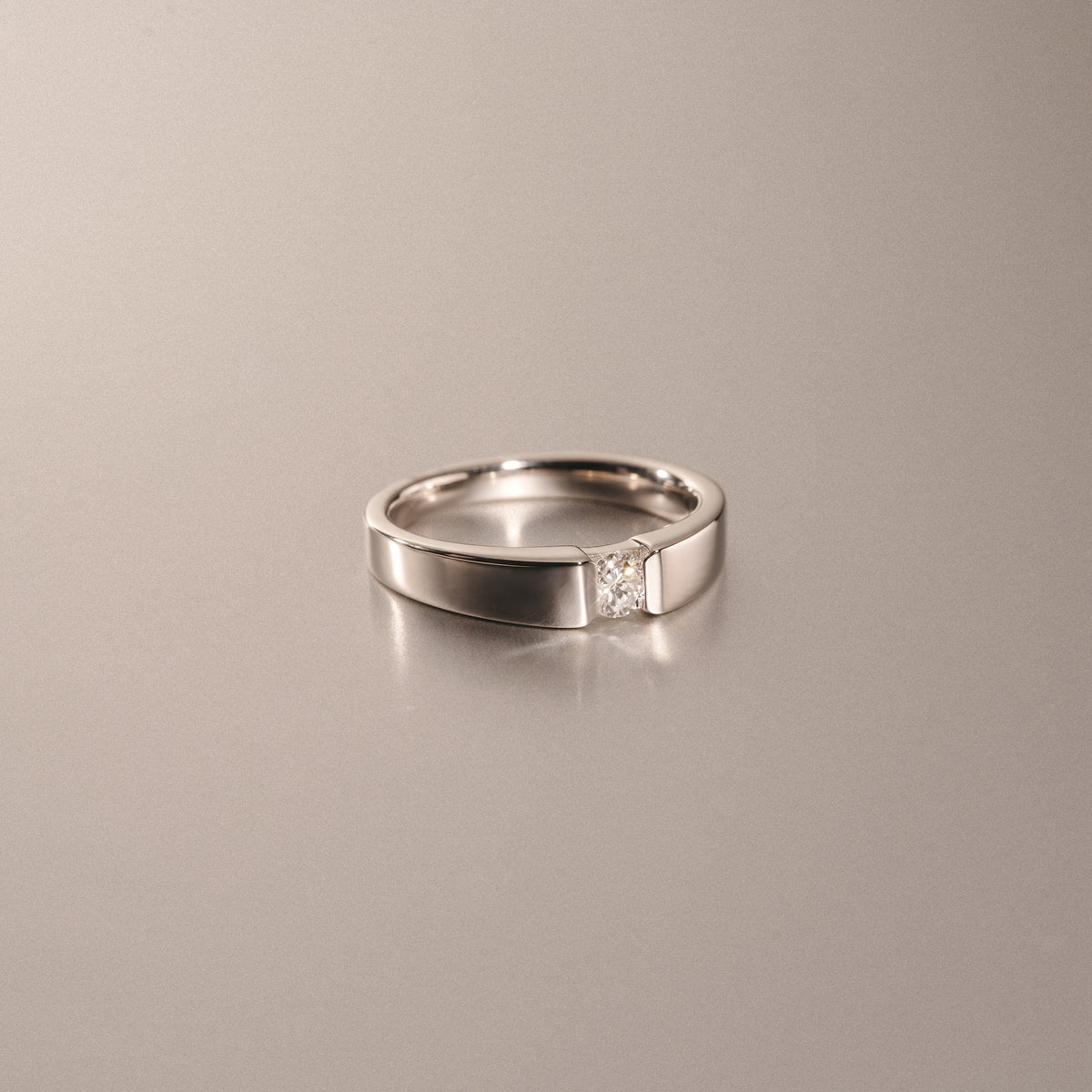 Jessica 0.25ct Round Cut Lab Diamond Solitaire Engagement Ring in Sterling Silver