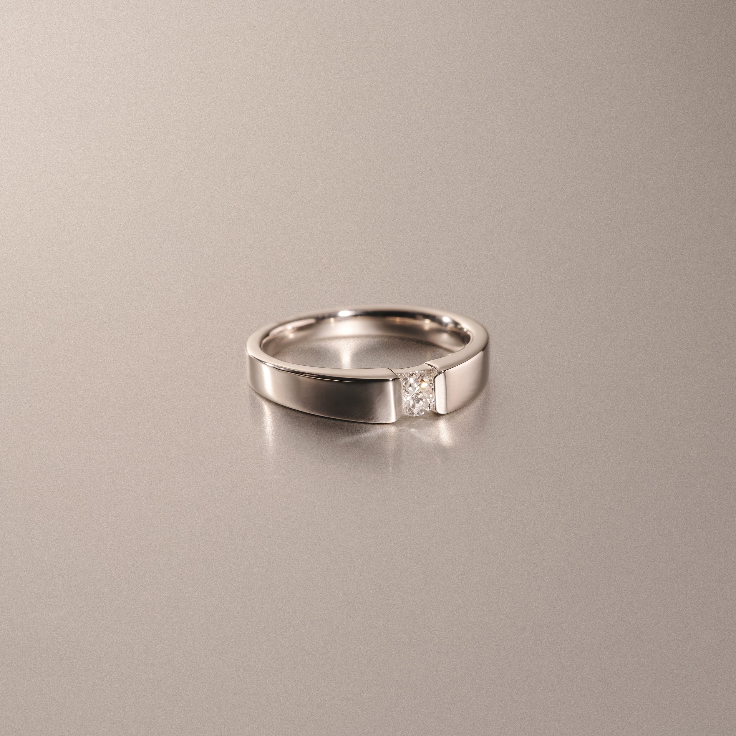 Jessica 0.25ct Round Cut Lab Diamond Solitaire Engagement Ring in Sterling Silver