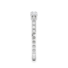 Era 0.33ct Round Cut Lab Diamond 3 Stone Ring in 925 Silver
