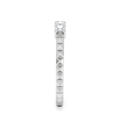 Era 0.34ct Round Cut Lab Diamond 5 Stone Ring in 925 Silver